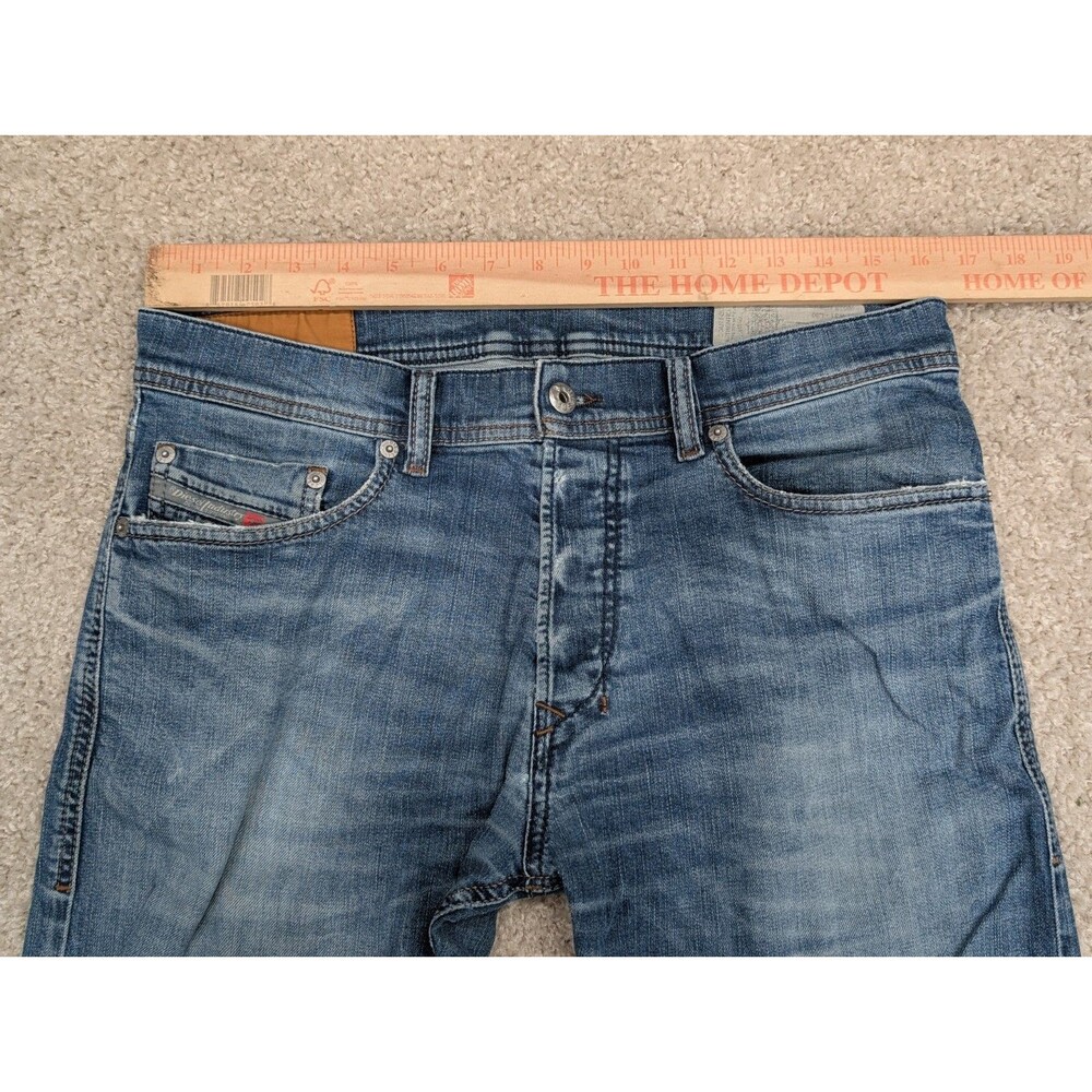 Diesel Tepphar Slim Carrot Distressed Button Fly Jeans Men's Size 31x30 - Picture 10 of 16